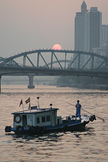 Sunset on the Pearl River