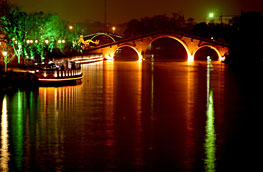 Ancient hump-back bridges, Grand Canal, Suzhou