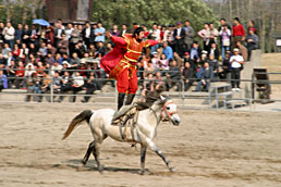 Horsemanship demonstration, Wuxi Film & TV Studio