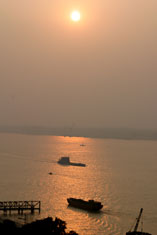 Yangzte River at sunset